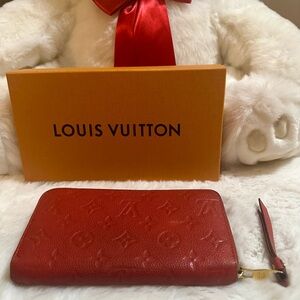 Louis Vuitton Monogram Empreinte Red Cherry Wallet